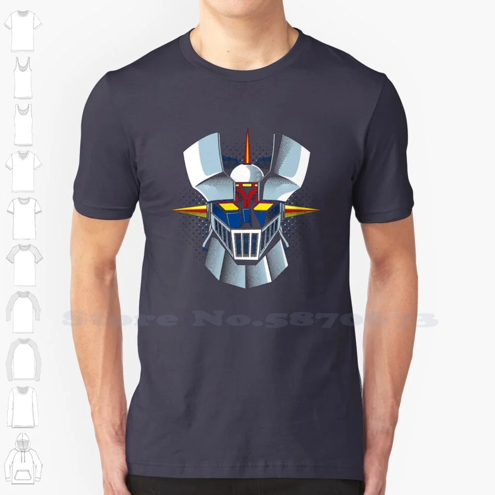 Robo Z 100% Cotton T-Shirt Z Manga Go Naga Toei Kodansha Robot Geek Cartoon Anime Grendizer Onvi