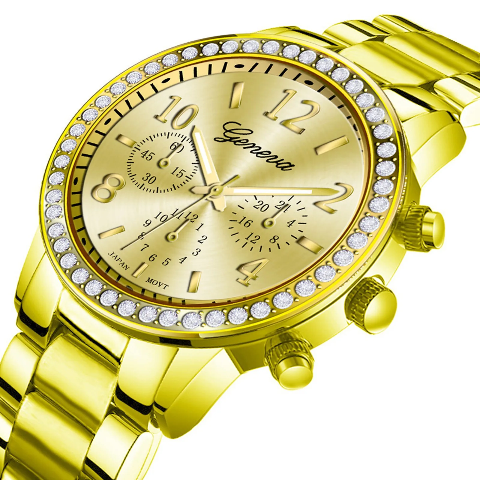 Moda donna un orologio in acciaio inossidabile per il tempo libero orologio da polso al quarzo da donna cinturino in acciaio inossidabile cinturino in acciaio inossidabile muslimah