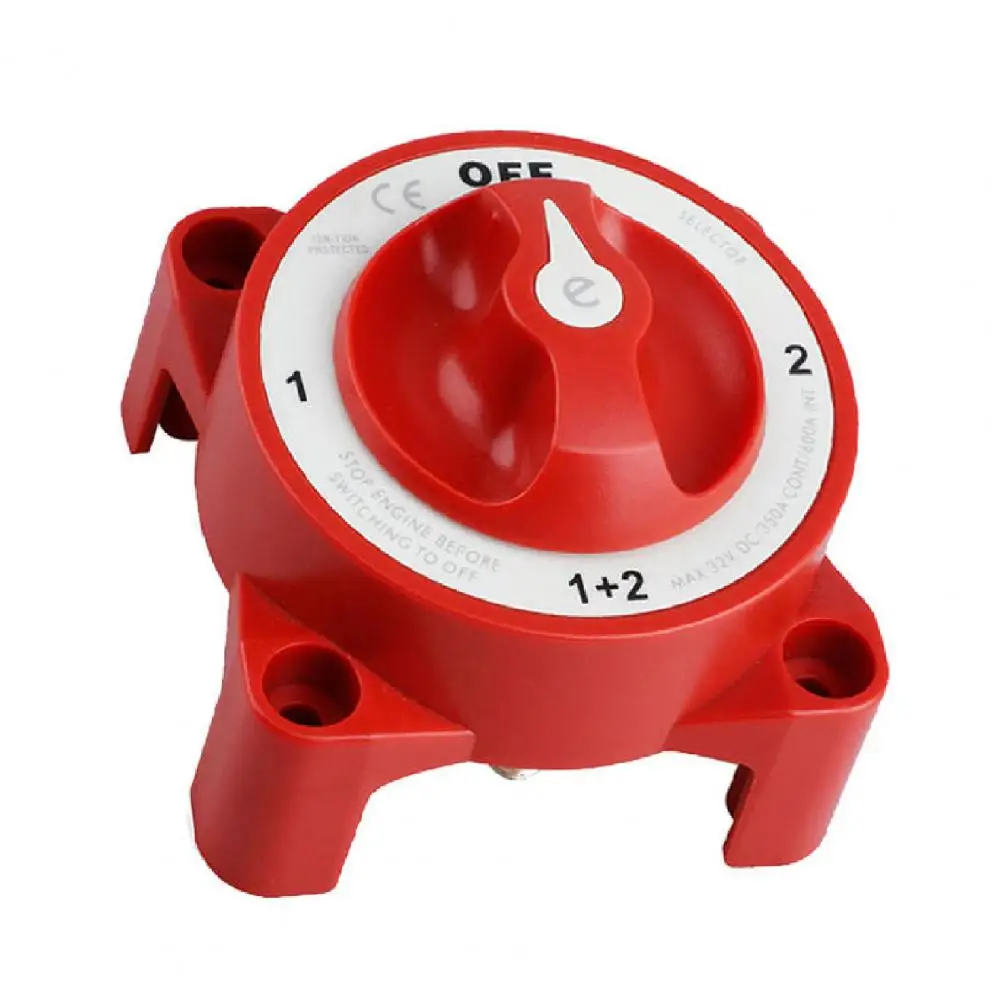 Isolator Switch Sturdy Power Kill Switch Red Wide Application  High Quality Heavy Duty Battery Switch