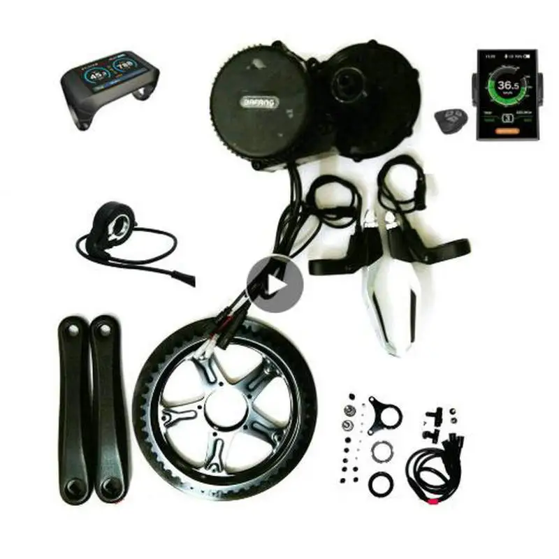 BAFANG Mid Drive Motor Kit BBS02B 48V 750W Electric Bike Engine DIY Ebike Conversion Kit for BB68/73 MTB City Bike Tricycle