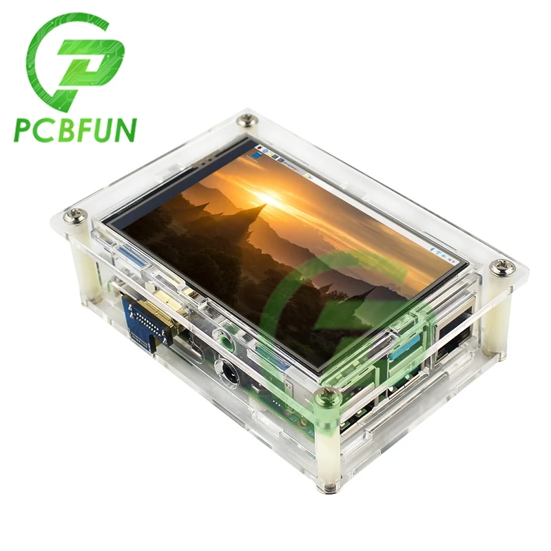 3.5 inch LCD for USB Touch Screen Real HD 1920x1080 LCD Display Module for Raspberry 3 Model B / Orange 480x320 Resolution