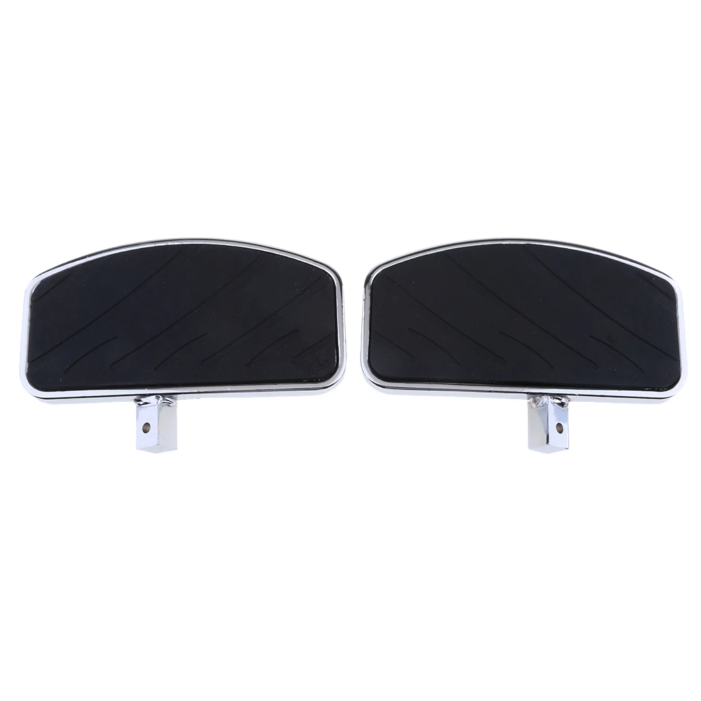 2pcs Black Front Rider Foot Pedals for Honda  VF 250 750 for Yamaha V-STAR DragStar 650 XV Foot Rest Pegs Footboard