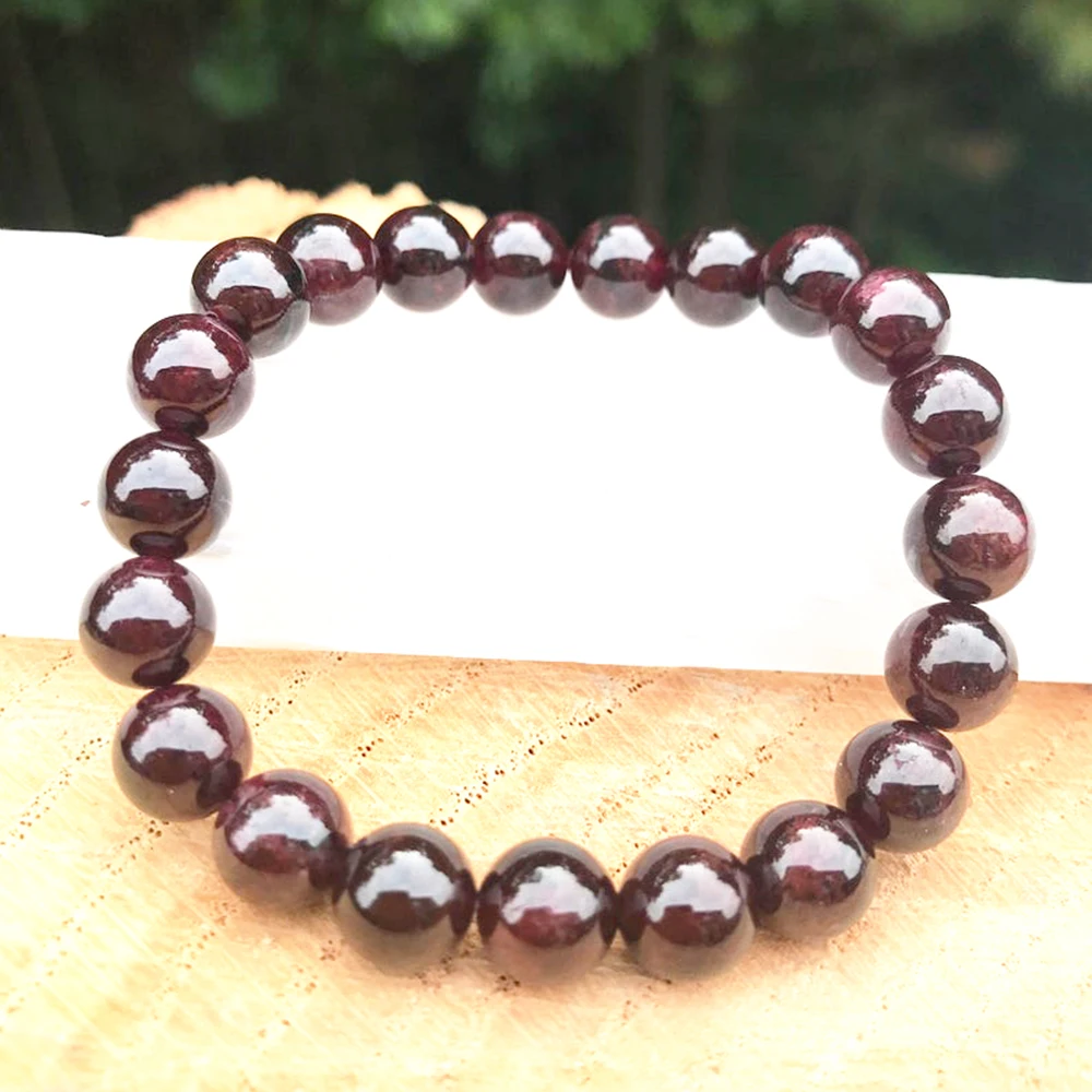 Wholesale Garnet Bracelet Chakra Healing Gemstone Bracelet for Women Manifestation Abundance Yogi Wrist Mala Bracelet