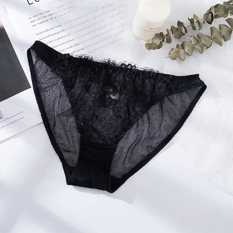 2021 Women\'s Underwear Sexy Lace Panties Fashion Hollow Out Comfortable Briefs Low Waist Seamless Underpants Female Lingerie