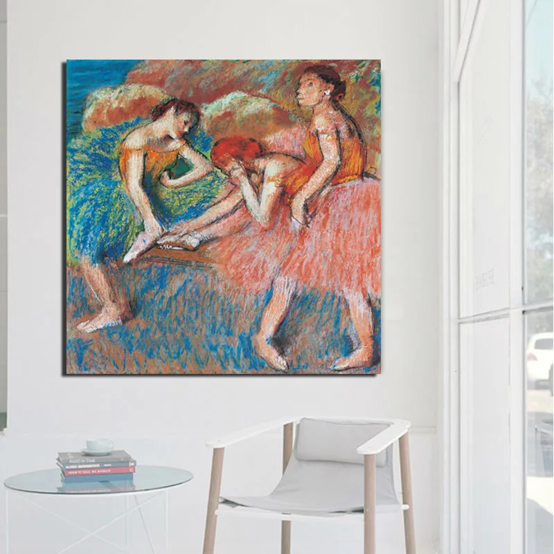 Edgar Degas Dancers-au Rest Wall Art Canvas Painting Posters Prints Modern Painting Wall Picture For Living Room Home Decoration