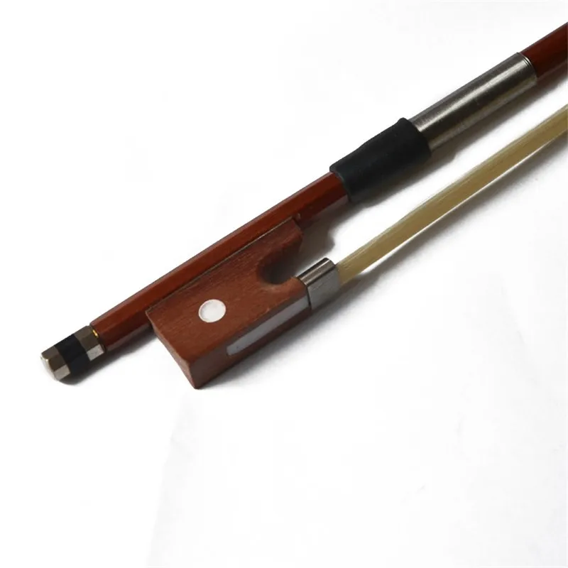 Violinbogen 1 Stück Größe 1/8 1/4 1/2 3/4 4/4 Keine Verformung Brasilianisches Rotes Sandelholz Pferdehaar Zubehör – Detail 2