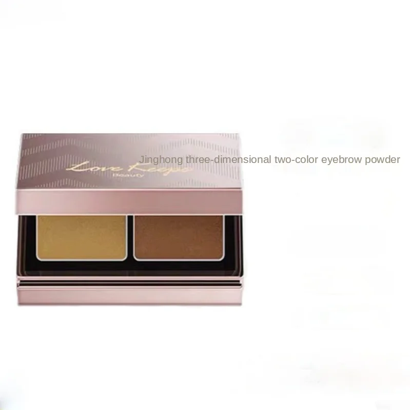 GY Love Keeps Beauty Jinghong Three-Dimensional Two-Color Eyebrow Powder Waterproof Sweat-Proof Natural Maogeping Makeup