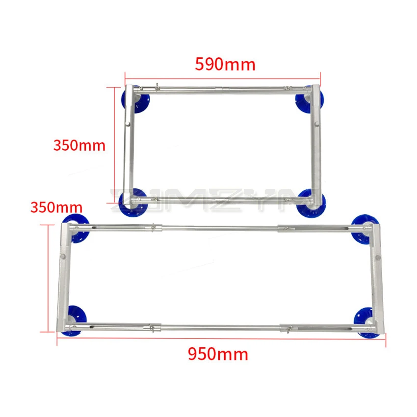 NONE LCD-TV-Bildschirm-Sauger, 4 Saugnäpfe, Gerät 32–55 Zoll, LED-TV-Bildschirm, Glas-Vakuumsauger, Vakuumheber, TV-Bildschirm-Sauger 6