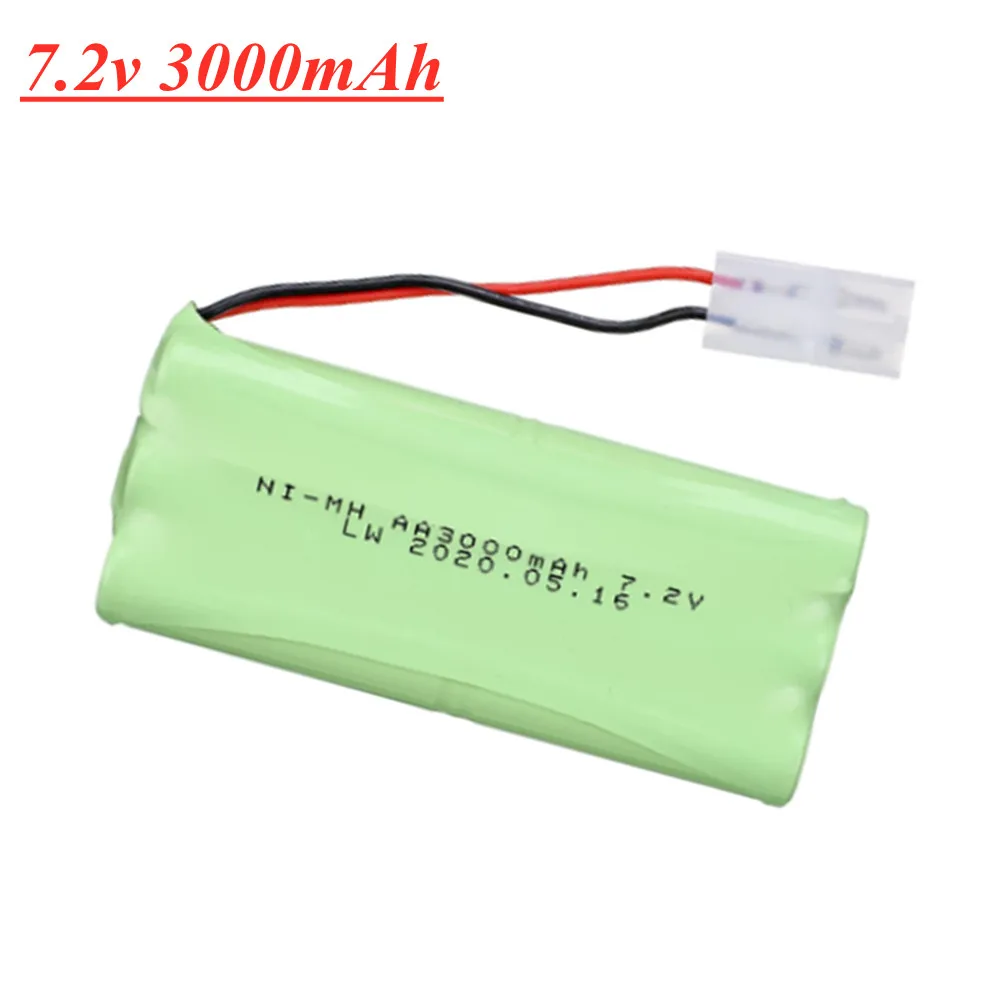 7.2V 3000mah NI-MH AA battery for Remote control electric toy boat car truck 7.2 V 2400 mah aa nimh rechargeable battery