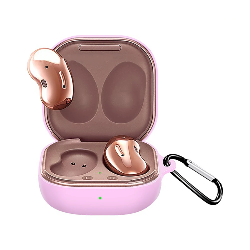 Silicone Earphone Case for Samsung Galaxy Buds Live Wireless Headset Shockproof Soft Protective Headphone Cover Shell