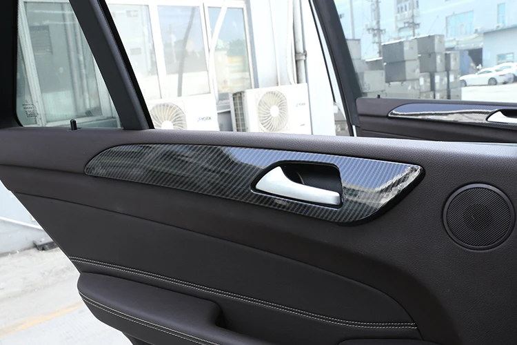 For Mercedes benz ML GLE GL Class GLS 320 400 Car Styling ABS Carbon Fiber Interior Door Decoration Panel Cover Trim Accessories