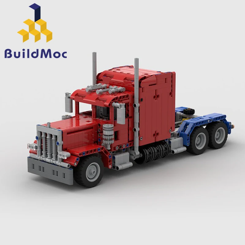 

BuildMoc Peterbilt Truck for MOC 24330 379 Lamborghini LeGINGlys Building Blocks Toy Kit DIY Educational Children Birthday Gift