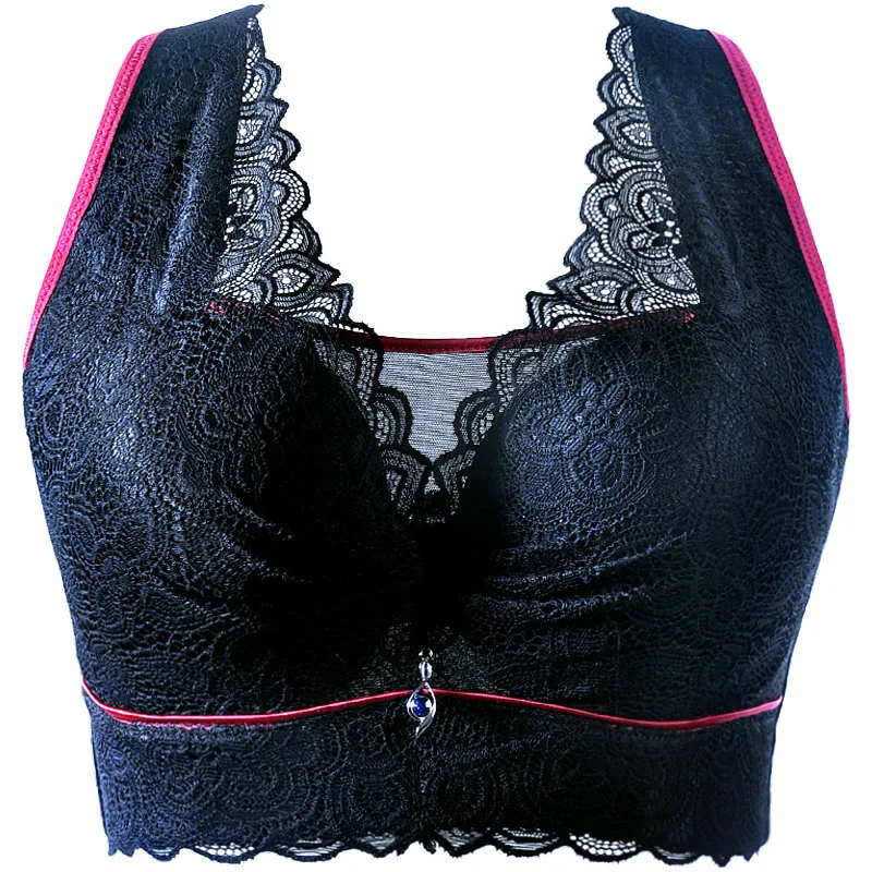 Women\'s Lace Bralette Bresathable Comfortable  Bras for Women Plus Size Underwear Seamless Push Up BrassiereSexy CDE Cup