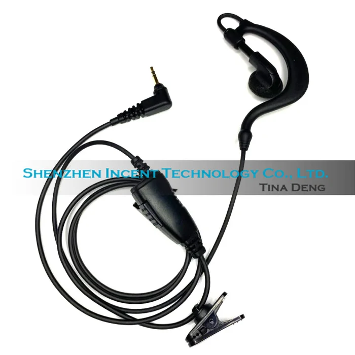 VOIONAIR 10pcs/lot G Shape Ear Hook Earphone Earpiece Headset Speaker PTT for FR50 Talkabout T270 T289 T5200 T5950 T6210 T7200