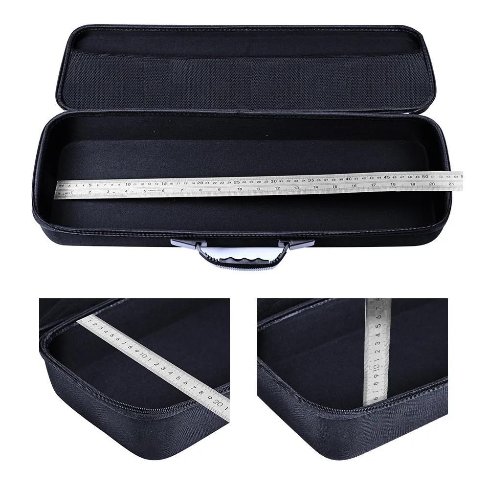 55cm EVA Shockproof Fishing Tackle Bag Portable Outdoor Fishing Rod Bags Reel Carry Bag Pole Storage Pack Built-in Sponge Case