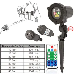 Laser Lights for Christmas Outdoor Decoration New Year's Eve Night Projector Garden Lawn Xmas Holiday's Street House Fairy Light