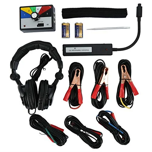 Electronic Stethoscope Kit Diagnosis Engine Noise Scope Tool 6 Channel Sensor