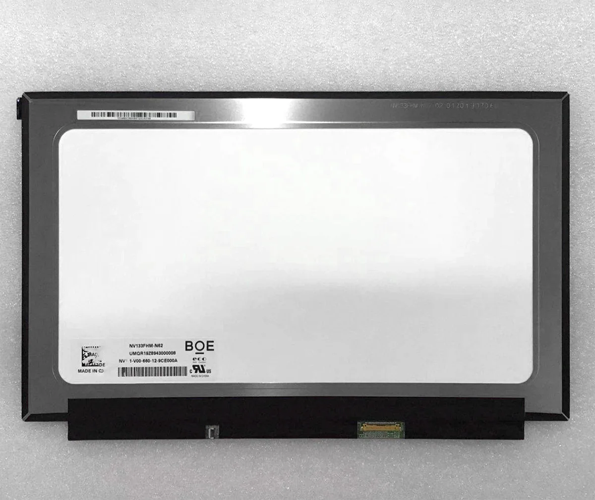 Imagem -02 - Ips Tela do Laptop Lcd Nv133fhm-n62 Nv133fhm N61 N54 N52 Lp133wf4-spa1 Lq133m1jw15-e Matrix Display Fhd1920x1080 30 30pins Edp 13.3