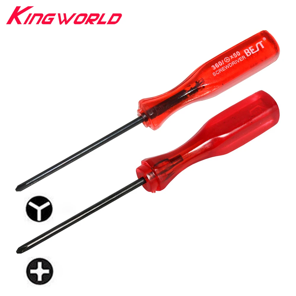 1sets Tri Wing Y Triangular + Cross Tip Screwdriver For W-ii N-DS Lite N-ES for G-ameboy Advance SP