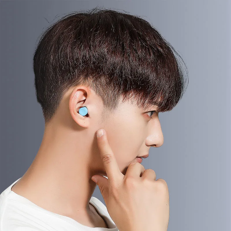 Ear Plugs Tapones Oido Ruido Earplugs Noise Reduction Sleep Oordoppen Sleeping Earplugs Filter For Ears Soft Sponge Soundproof