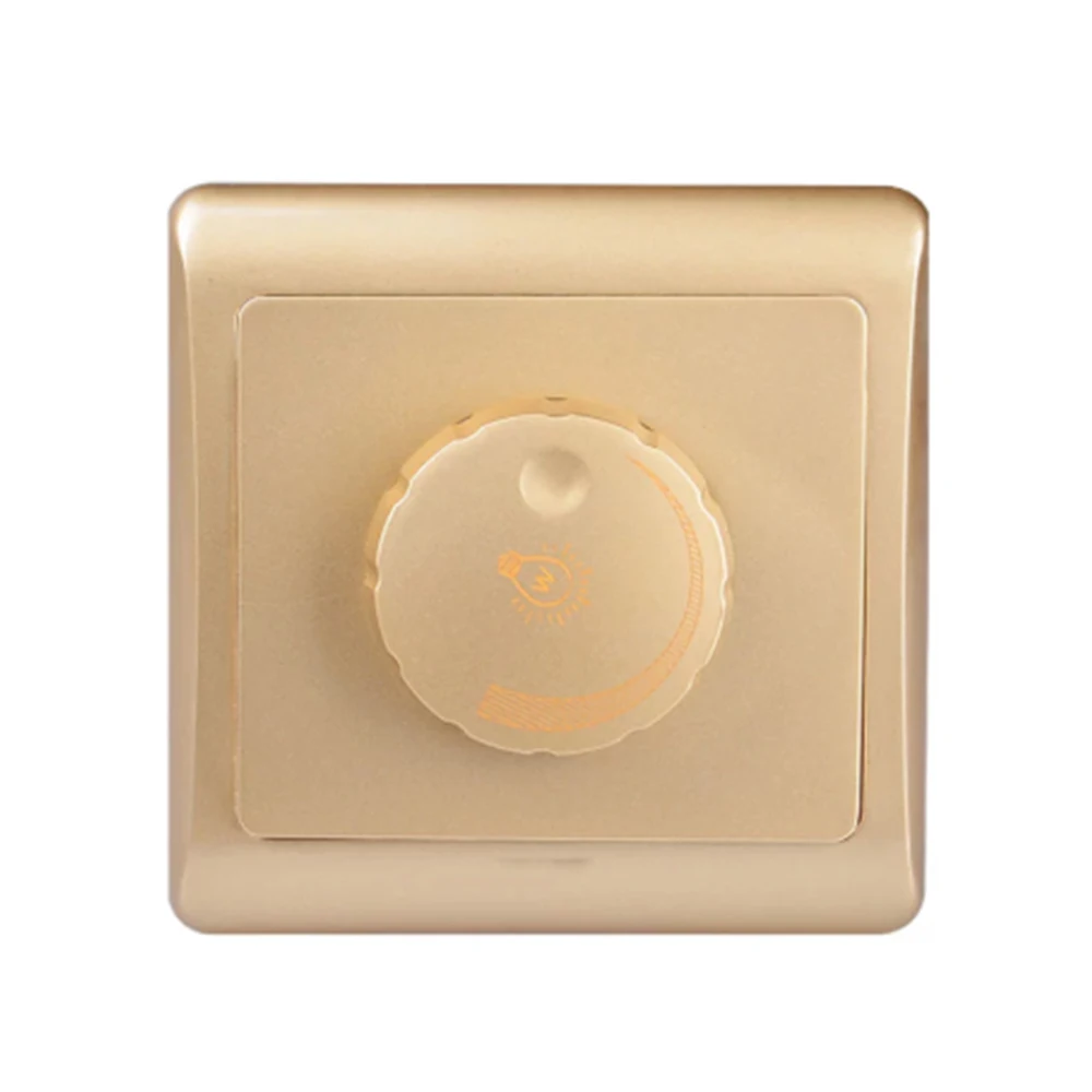 86 Type Dimmer Switch Panel Wall 220V High Power 450W Stepless Switch Dimmer Incandescent Lamp