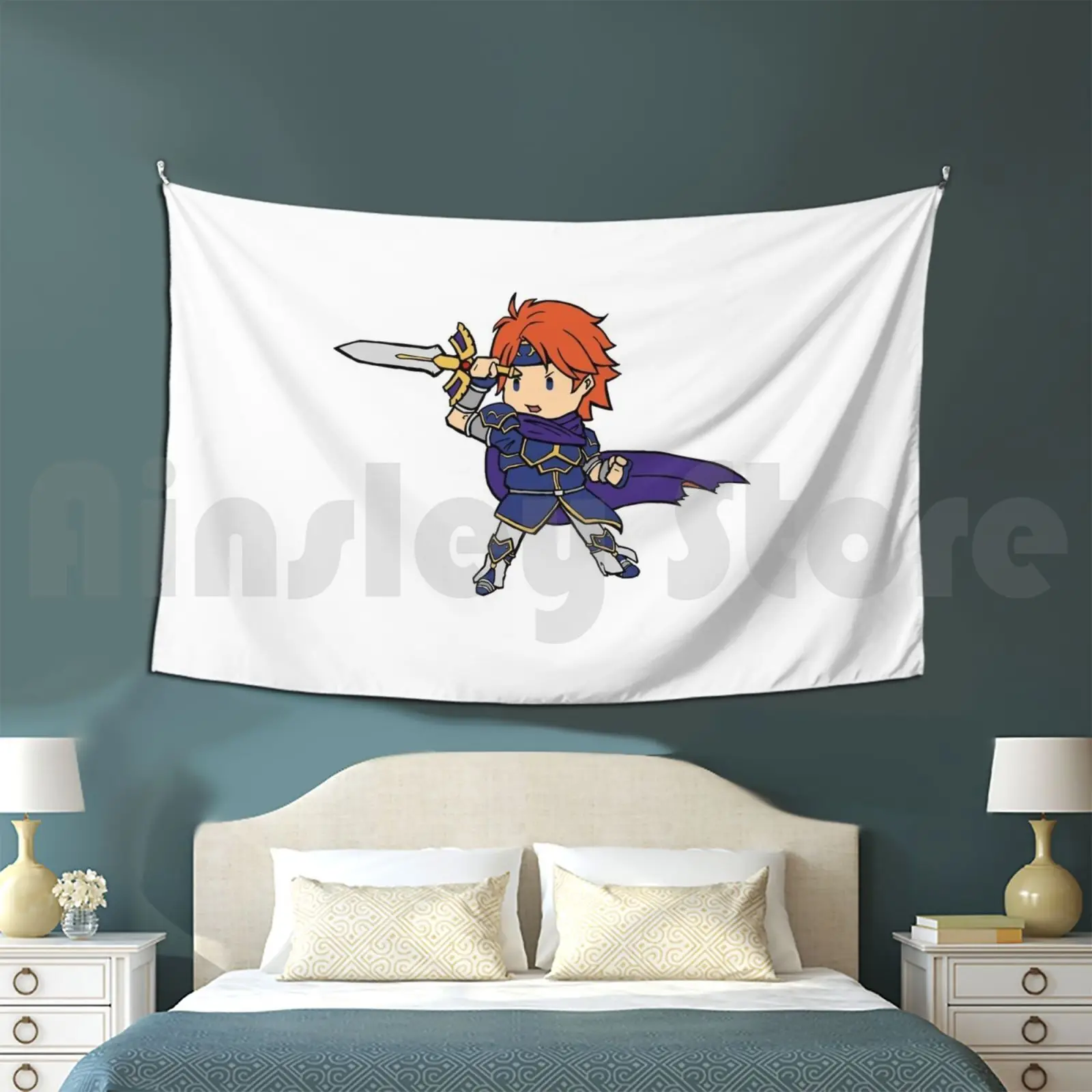 Tapestry Roy Jab ( Centered ) 27 Roy Fire Emblem Roy Fire Emblem Roy Smash