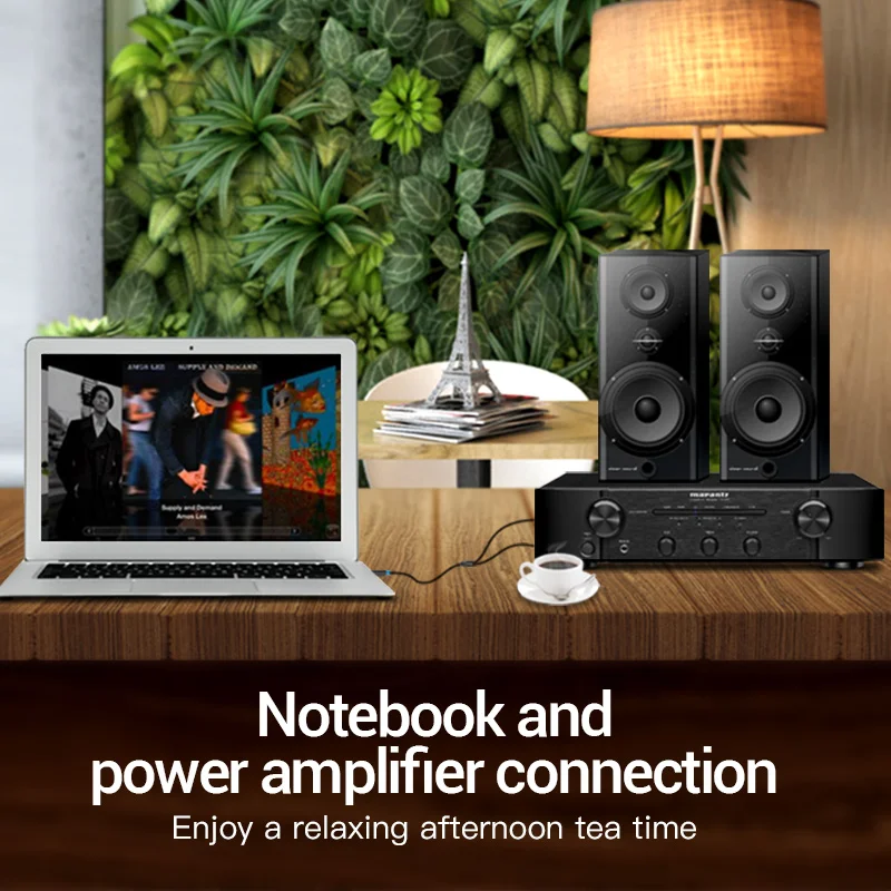 Vention 3.5มม.ถึง6.5มม.แจ็คสายสัญญาณเสียงคู่6.35มม.1/4 "แจ็คสเตอริโอ1/8" 3.5มม.สายแจ็คAux