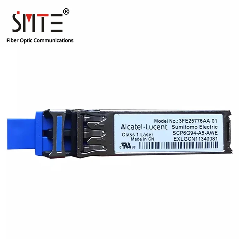 Alcatel-Lucent  3FE25776AA 01 SCP6G94-A5-AWE GPON 1.25G GE 80km 1310nm Single-Mode SFP Fiber Optical Module Transceiver