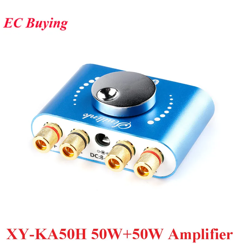 XY-KA50H 50 واط + 50 واط مكبر للصوت مجلس بلوتوث متوافق 5.0 وحدة TPA3116D2 HIFI 2.0 مكبر صوت ستيريو الصوت الرقمي الطاقة APP AUX #1
