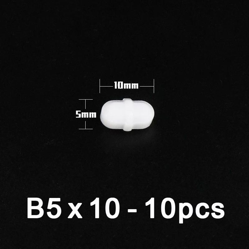 7 Rührstäbe Magnetrührer Typ C – 10 Bis 35 Mm, PTFE, Säurefest, Für Labor Und Hobby