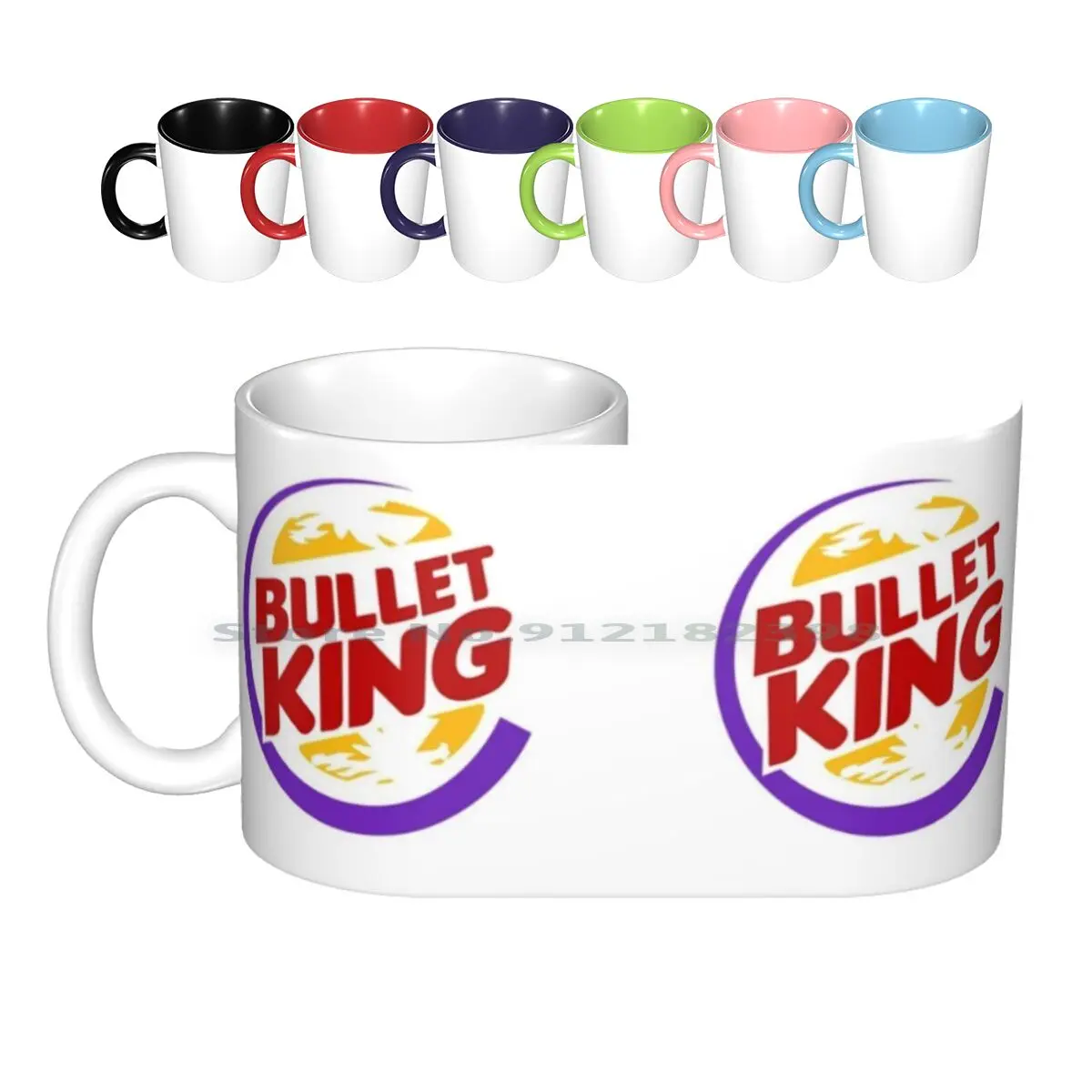 Bullet King-Loot It Your Way Ceramic Mugs Coffee Cups Milk Tea Mug Bullet King Bullet King Division Massive Video Games Games