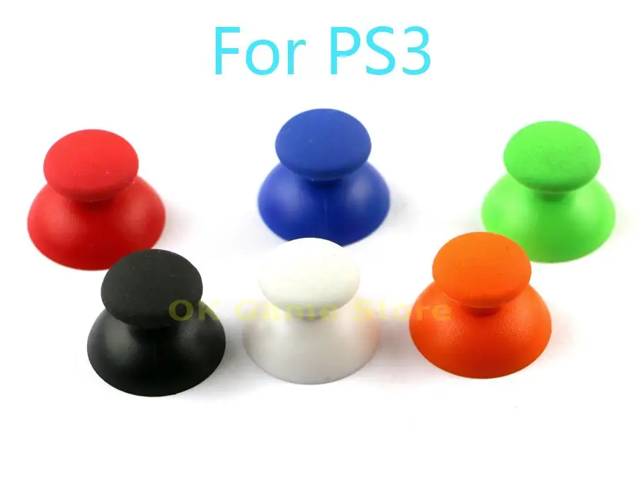 2pcs Analog Joystick thumb Stick grip Cap for Sony PlayStation 3 PS3 joypad Controller Thumbsticks Parts