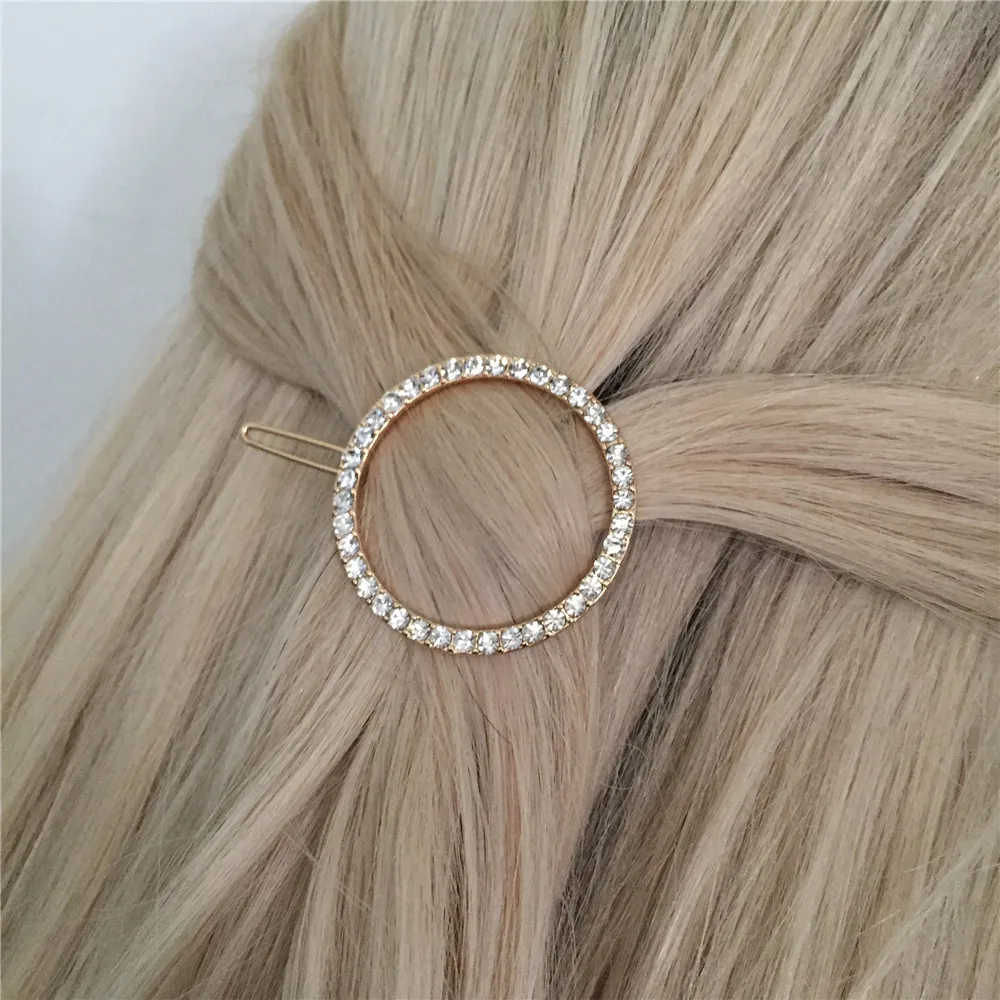 Handmade Pearls Hair Clips Pin for Women Fashion Geometric Flower Barrettes Headwear Girls Sweet Hairpins Hair Accessorie