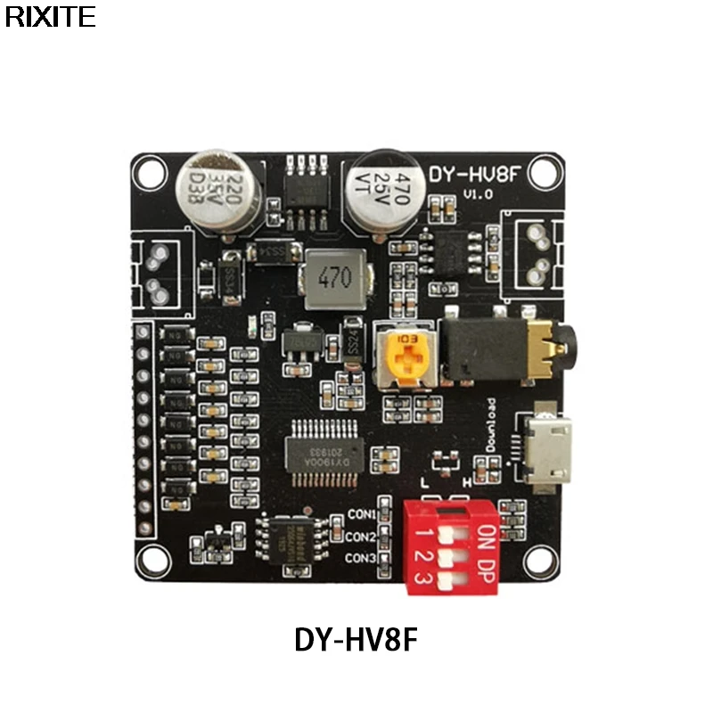 Voice Playback Module MP3 Music Player UART I/O Trigger Amplifier Board Module DY-SV17F DY-SV5W DY-SV8F DY-HV20T DY-HV8F