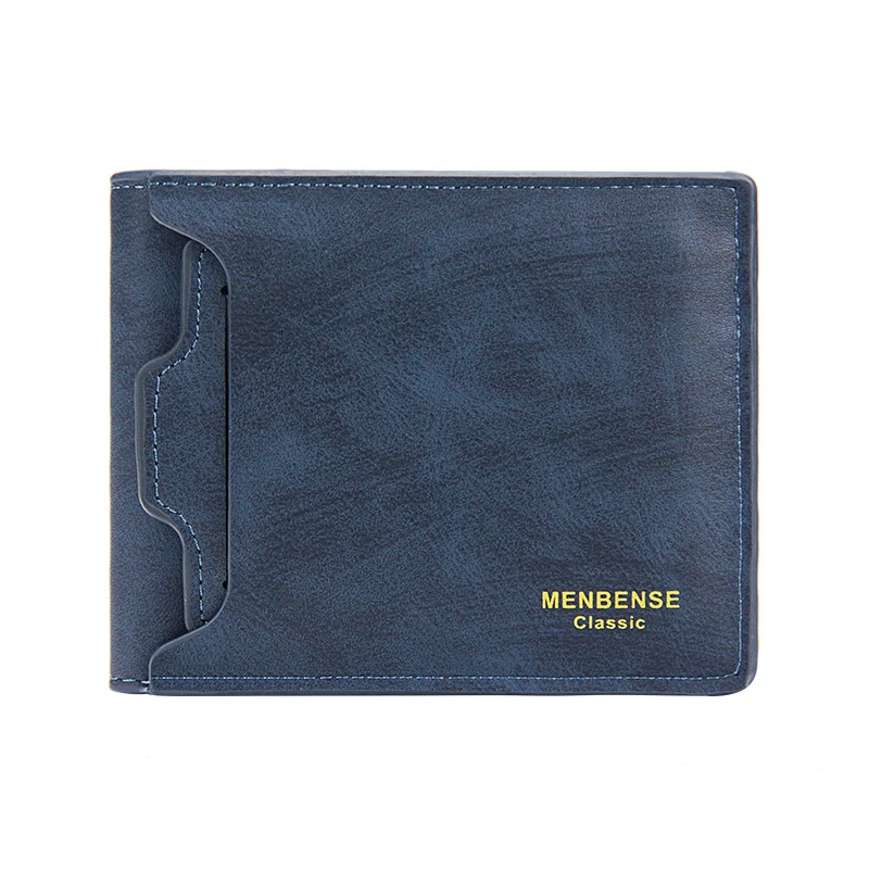 Brand Men's Business Wallet Vintage Short Wallets Bifold Multifunction Credit ID Card Holder Casual  Designer Purse Clutch