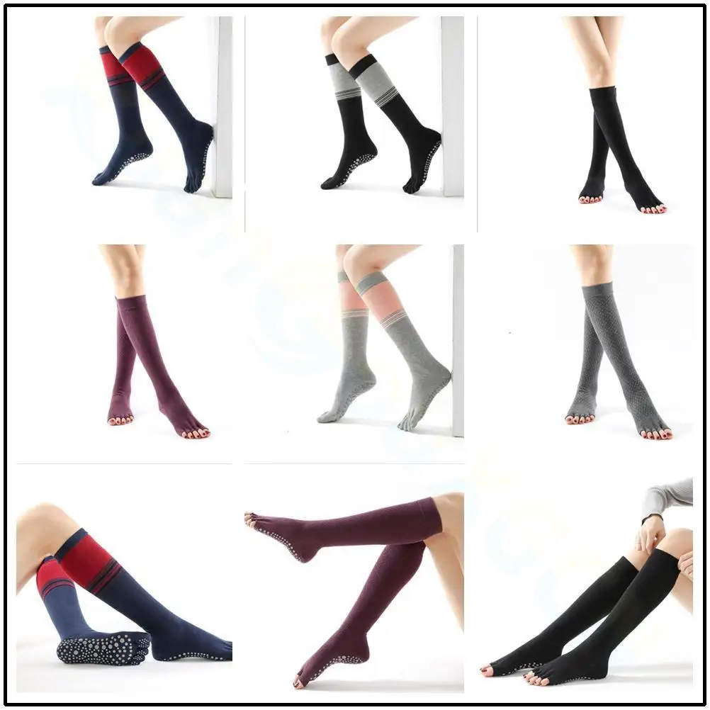 Women's Slouch Socks Leg Warmer Spring Summer Thigh High Stocking Adult Woman Thin Breathable Dance Pilates Training Long Socks