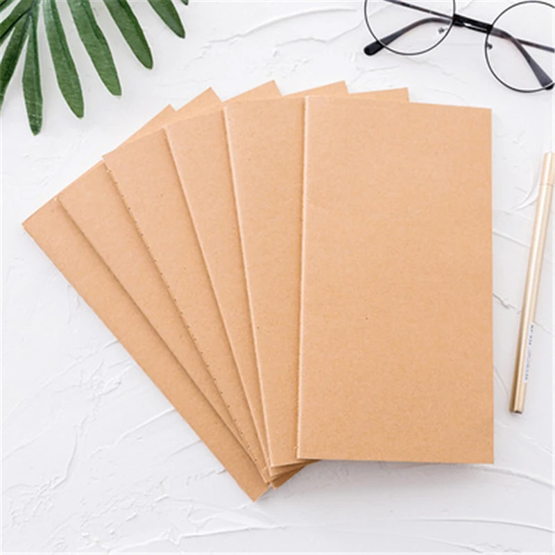 DL Travel Notepad creative work without printing simple retro kraft paper student supplies stationery office supplies