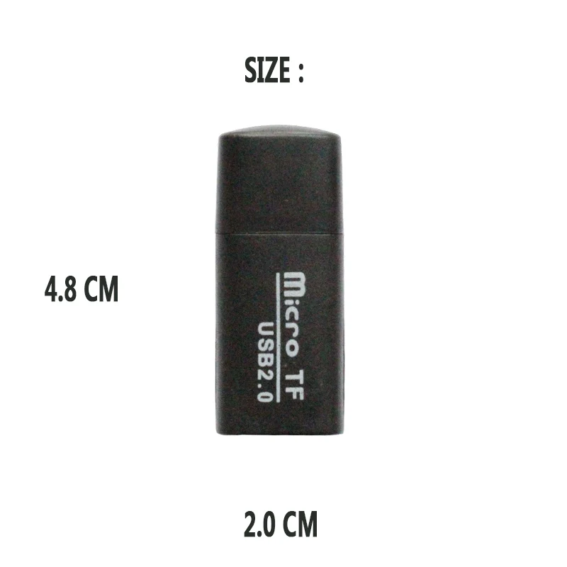 SR Matte Puppy 4 Colors USB Card Reader 2.0 Adapter Flash Drive for Tablets Laptops Support Micro SD TF 64GB Memory Card