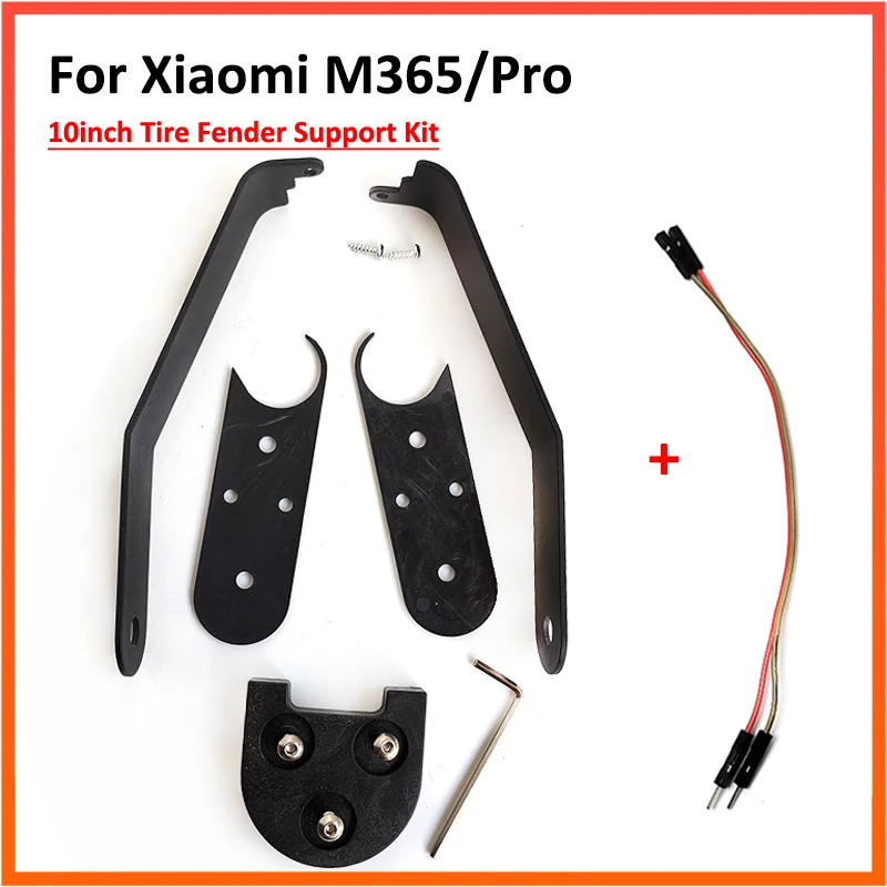 10Inch Xuancheng  Tire Fender Support Bracket for Xiaomi M365 Pro Electric Scooter Modified Mudguard Aluminum Alloy Bracket