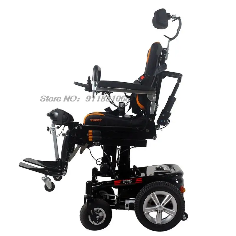 Free Shipping Electric standing wheelchair electric Stand Up And Down, Recline, Leg Lift multifunctional disabled