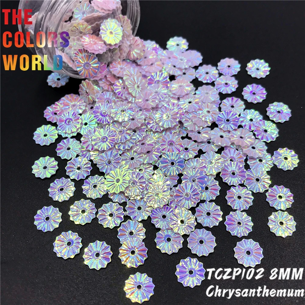 TCT-643 Chrysanthemum Sequins Decoration Маникюр коренастый 매니큐어 Handwork Tumbler Crafts Manicure Festival Accessories Supplier