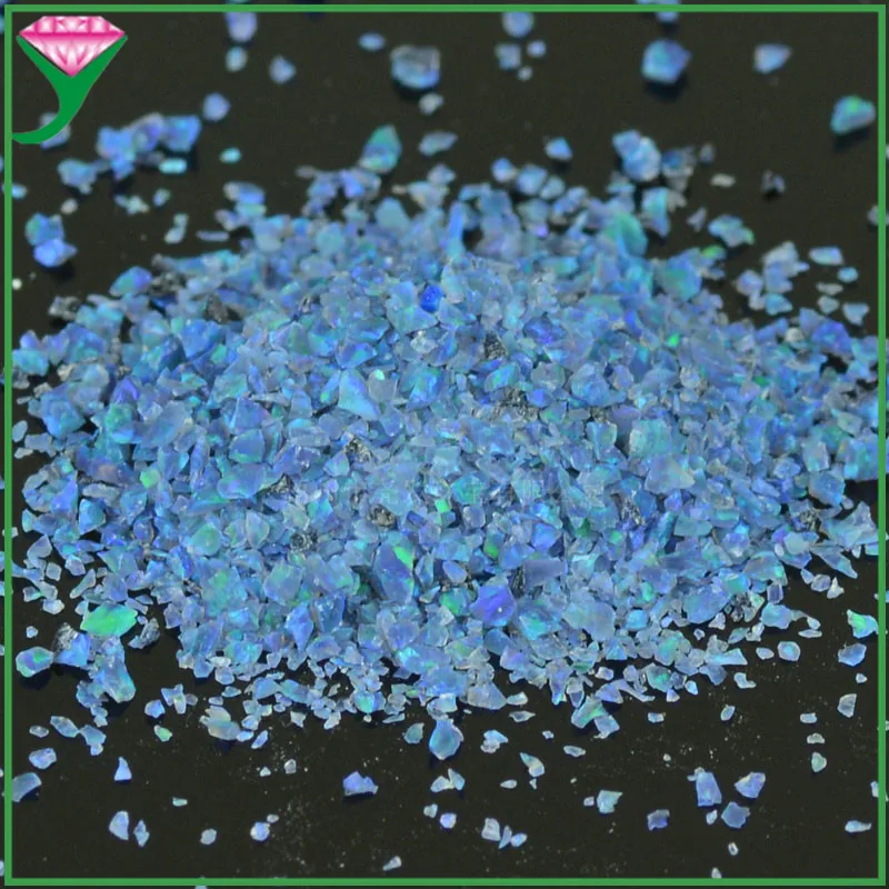 2 جرام/وحدة 1.5 مللي متر-160 شبكة مزيج الألوان أوبال صناعي سحق لصنع خاتم المجوهرات #2