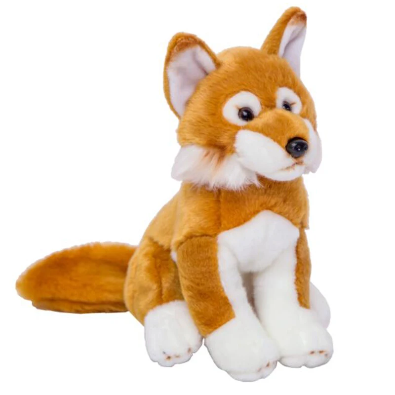 

Simulation fox dog doll plush toy fox baby kids animals stuffed toy gift