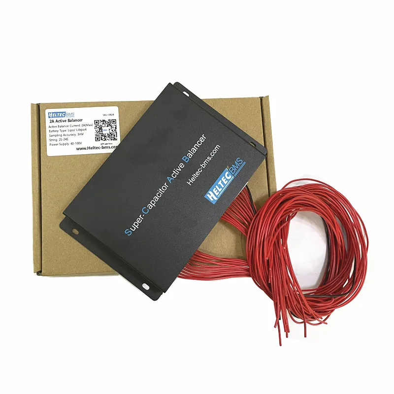 Heltec-equilibrador activo inteligente 4S, 2S-24S, 1A, 2A, 5A, 10A, supercondensador, equilibrador activo, aplicación Li-ion, Lipo /Lifepo4