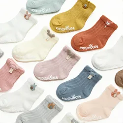 3 Pairs/Lot Infant Sock Cartoon Newborn Baby Socks Dispensing Glue Non-slip Cute Boys Girls Baby Socks Kids Sock Floor Socks