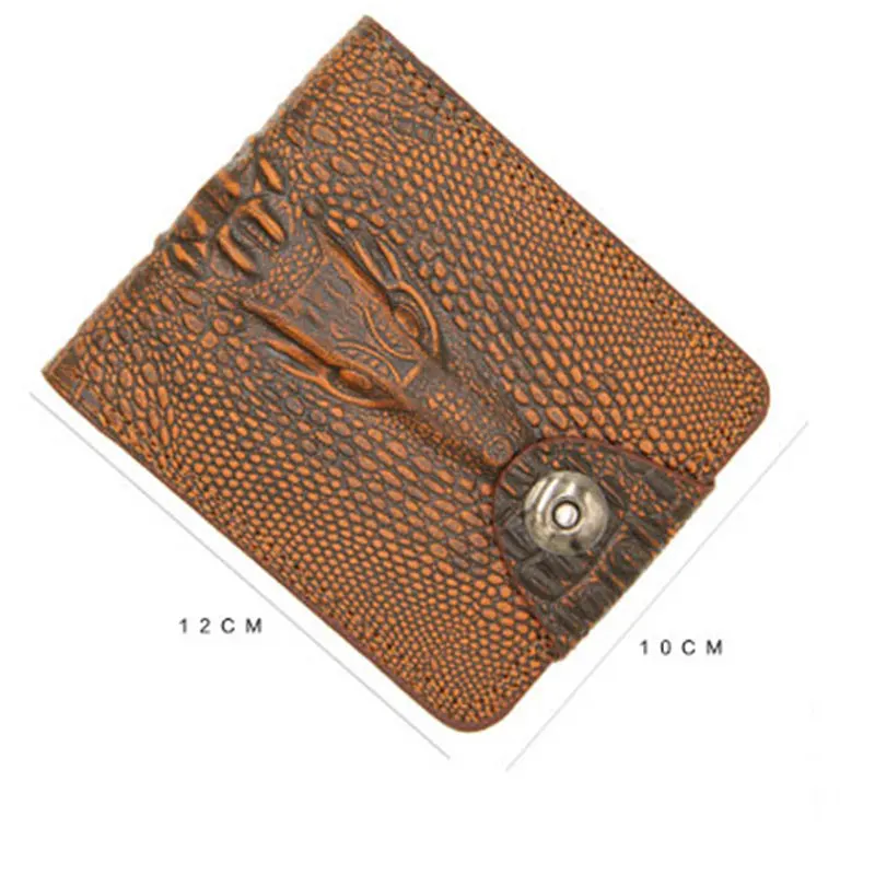2021 Vintage Men Leather Luxury Wallet Short Slim Male Purses Money Clip Credit Card Dollar Cow Leather Wallet Mens Card Purse