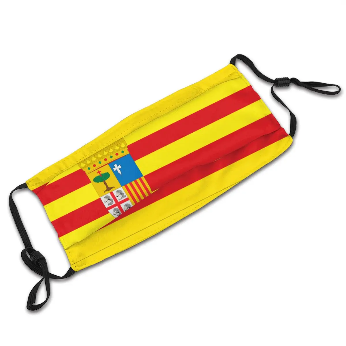 Bandeira de aragão bandeiras das comunidades autónomas de espanha engraçado piada bandeiras das comunidades autónomas de spainmfilter máscara