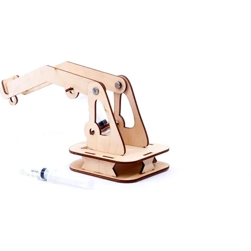 Stemist Box Wooden Educational Toy Stem Educational Robotic Kit Coding Hydraulic Crane