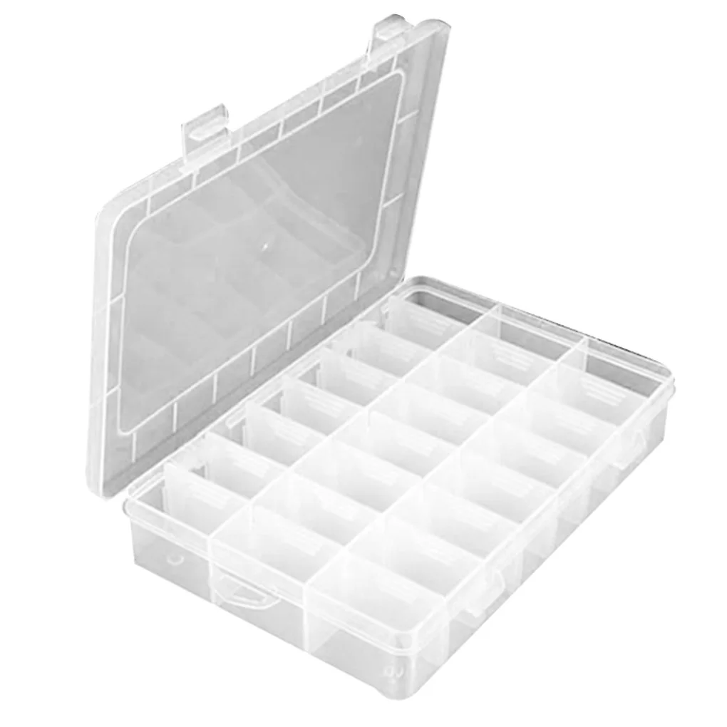 Storage Box Jewelry Part Containers Transparent DIY Parts Holders Small Items Boxes Organizer Case Sundries Holder