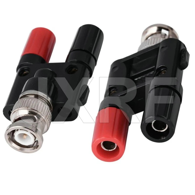 1Pcs Bnc Naar Sma SO239 Uhf N Tnc F Type Rf Connector Dual 4Mm Banana Binding Post Adapter test Kit